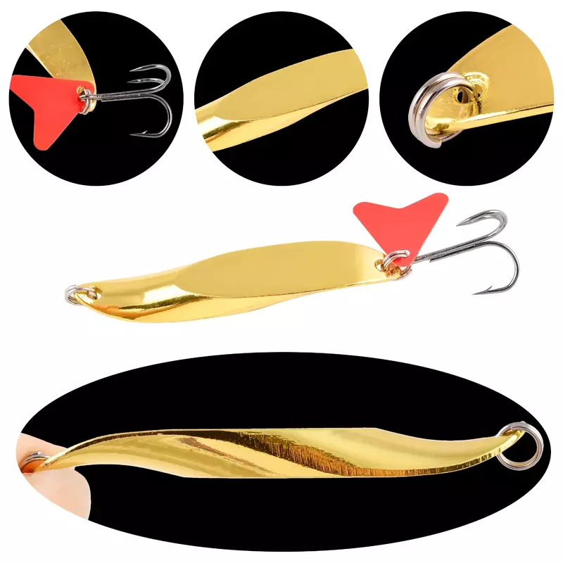 Trout Spoon Fishing Lures spinner bait Wobblers Jig Lures pesca isca artificial VIB Sequins Hard Baits for Carp Fishing Tackle