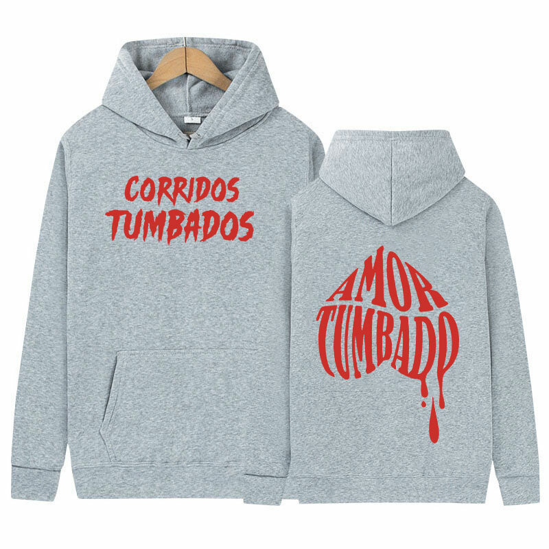 Толстовка певец натанаэль Кано, альбом «нуридос», худи с надписью «Tumbados» для мужчин и женщин, винтажный пуловер в стиле хип-хоп, свитшот, уличная одежда оверсайз