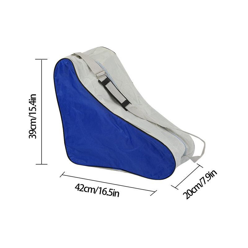 Atmungsaktive Rollschuh-Aufbewahrung tasche mit Schulter gurt für Inline-Rolls tiefel Schuhe Skates Schutz ausrüstung Sport koffer