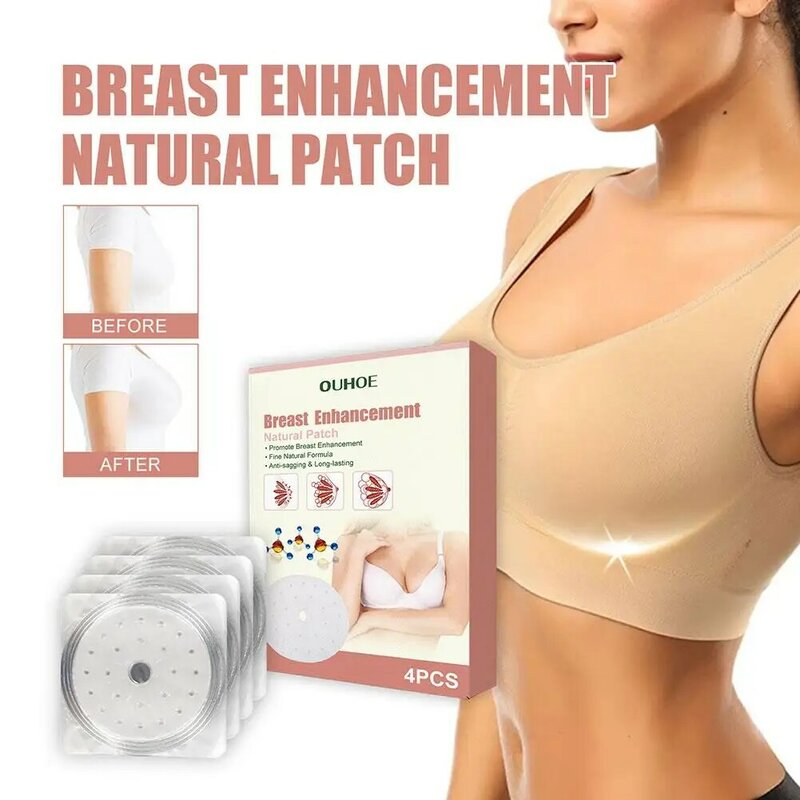 Wysokiej jakości 4-częściowy podnośnik do biustu dla kobiet z powiększacz piersi, zabezpieczający przed ugięciem, wzmacniający biust