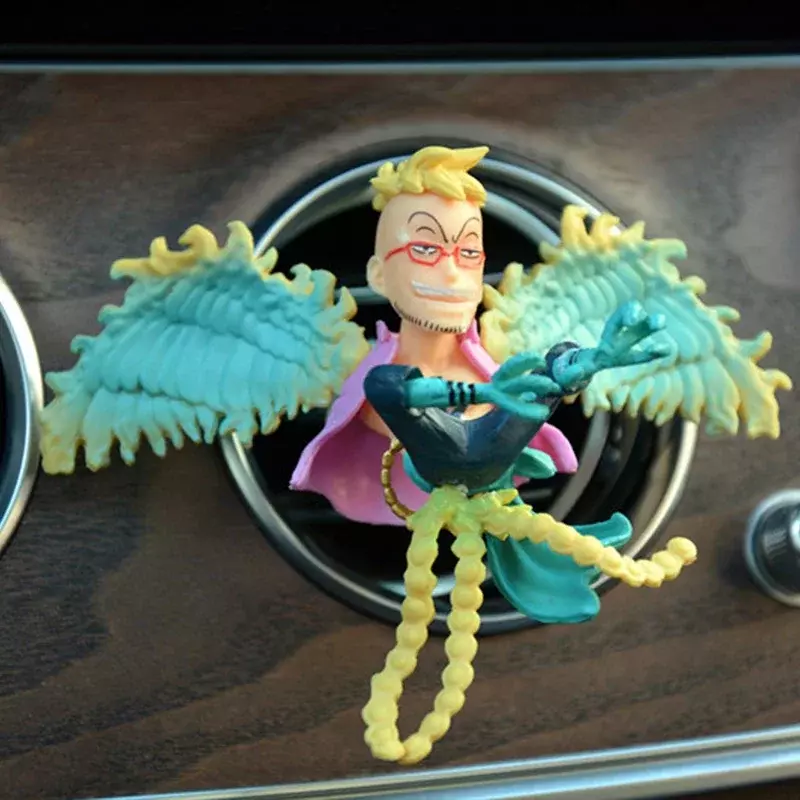 Anime One Piece Car Air Outlet Fragrance Decoration Cartoon Nica Luffy Zoro Nami Action Figure Model Ornaments Gifts