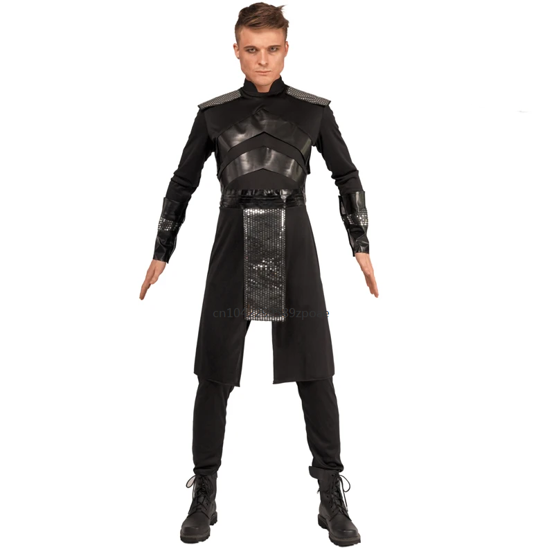 Dorośli mężczyźni średniowieczny wojownik kostium Halloween renesansowy garnitur Vintage rycerz ubrania Cosplay 2024