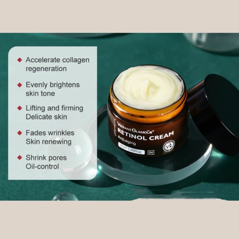 Crème hydratante anti-âge au rétinol pour le visage, élimine les déformations, soin de la peau, GLAMOUR VIBRANT