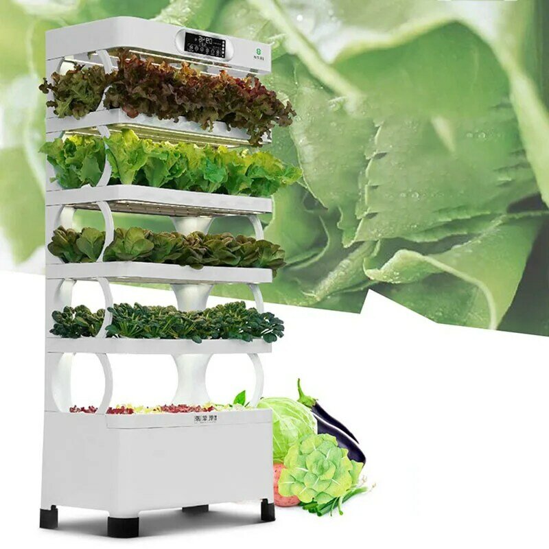 Система гидропонного выращивания растений, умная комнатная Вертикальная гидропонная башня, система аэробного сада, оборудование для садоводства