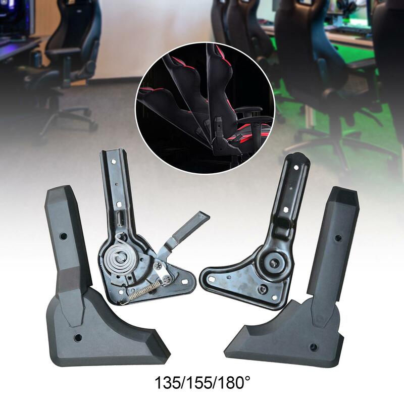 Ajustável Metal Multi Ângulo Cadeira Ajustador, Gaming Seat, mesa rotativa, cadeira Parte Acessórios, fácil de instalar