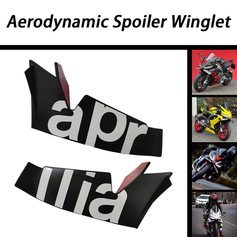 Vento Wing Air deflector Kit, aerodinâmica Winglet, Spoiler, Extensor de tampa, Aprilia RS660, RS660 Acessórios, RS 660, Bico