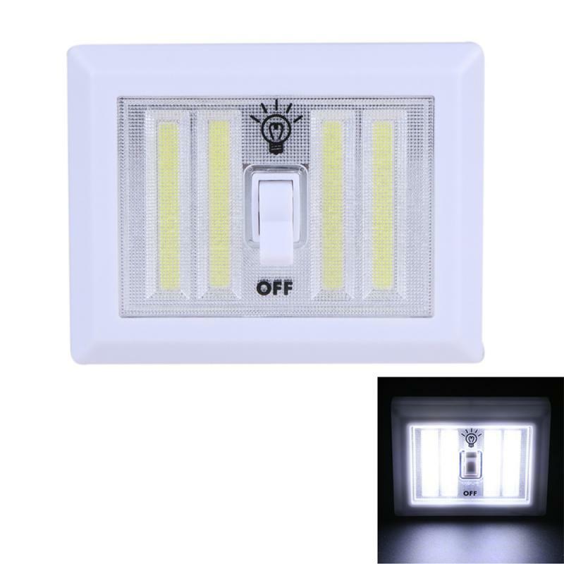 Wall Switch Night Light Corridor LED Lamp Outdoor Camping Hiking Lights Battery Operated LED Emergency Lamp