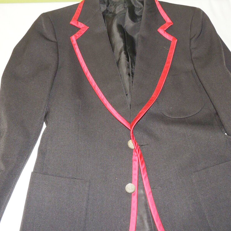 Black Red Men Wedding Blazer Notched Lapel Tuxedos Slim Fit Formal Coat Custom Made Business Groom Wear Only One Jacket