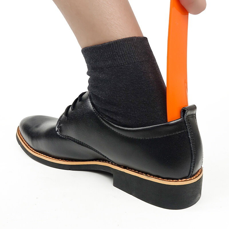 Do butów profesjonalny plastik przezroczysty w kolorze cukierków w kształcie łyżka do butów podnośnik butów elastyczny wytrzymały poślizg