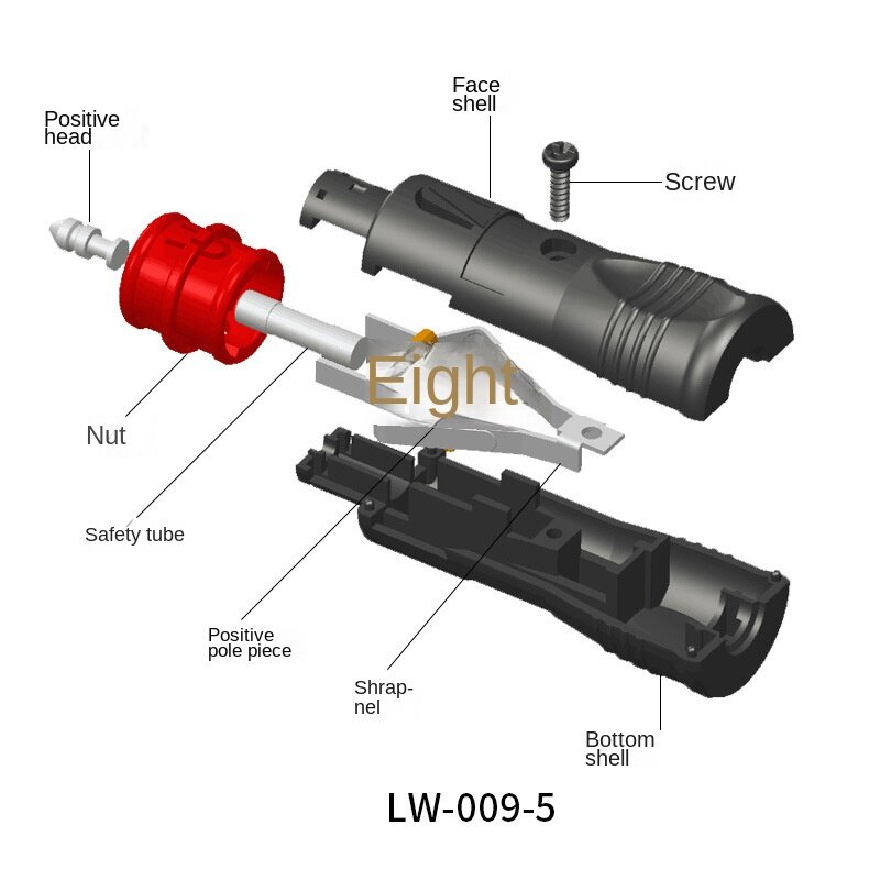 1Pc 12V-24V Car Cigarette Lighter Plug Socket Power Plug Connection Male Adaptor Hot