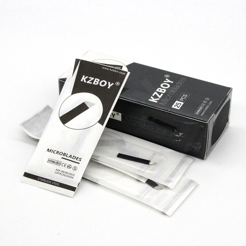 Agujas de cejas Nano afiladas 16S 0,16mm, herramientas de Microblading desechables para bordado 3D, pluma de tatuaje Manual