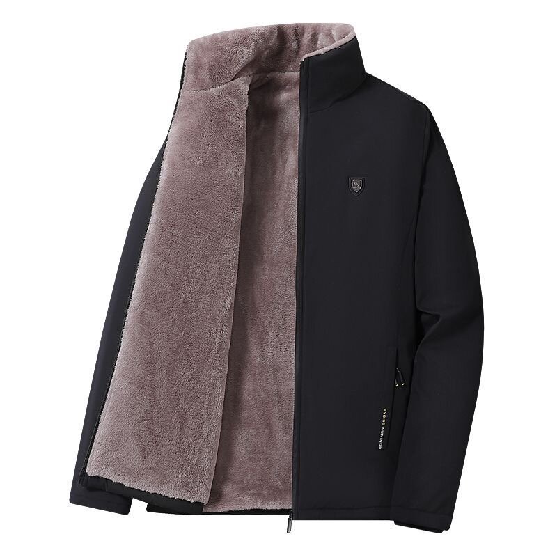 Jaqueta masculina acolchoada em algodão, casaco casual solto, casaco grosso quente, moda clássica nova, outono e inverno, £ 2023