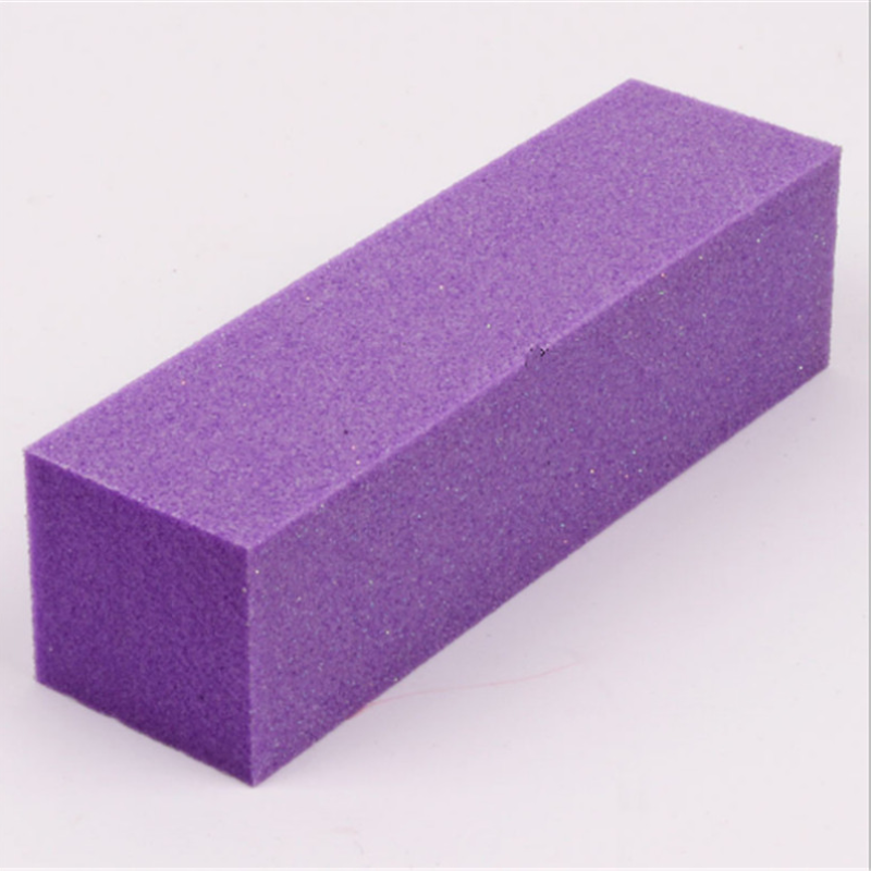 Hot Sale Purple 23*23mm Buffer Buffing Sanding Art Nail Files Block Acrylic Nail Art Tips Manicure Tools Nail Buffer Block