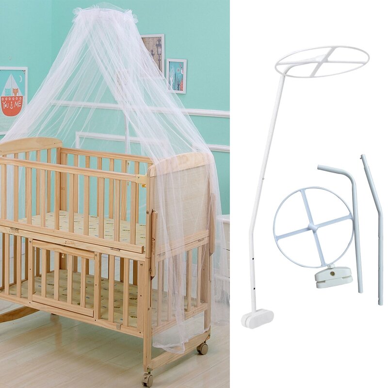 Tempat Dudukan Jaring Nyamuk Dapat Disesuaikan untuk Tempat Tidur Bayi untuk Tempat Tidur Bayi Kanopi Bayi Bayi Balita Tempat Tidur Kubah Aksesori Tempat Tidur Bayi