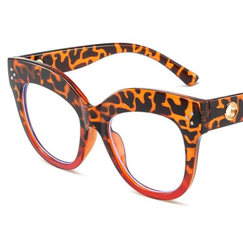 Óculos de luz anti-azul unisex, óculos olho de gato, patchwork frame, óculos retrô, novos óculos ornamentais, buracos templos