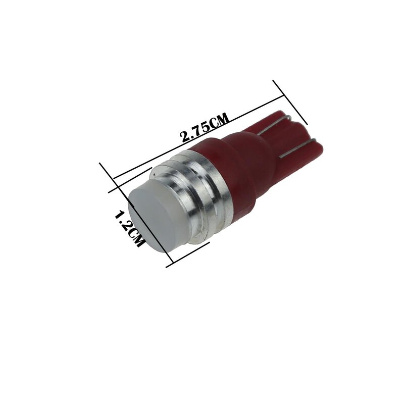 1x Red Car T10 W5W Generation Bulb Interior Light Soft Light 1 Emitters COB SMD LED 159 161 168 2521 A131