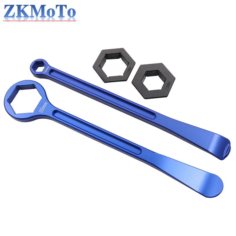 Uniwersalny aluminiowy klucz do opon 32mm 27/22mm 13/12/10mm do KTM Husqvarna Husaberg Honda Suzuki Kawasaki Yamaha Beta