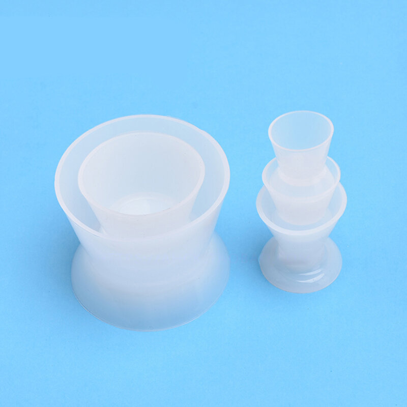 Dental Gypsum Silicone Mixing Bowl Self-Setting Cup Medical Grade High Temperature Resistant Disinfection Silicone Rubber Oral C