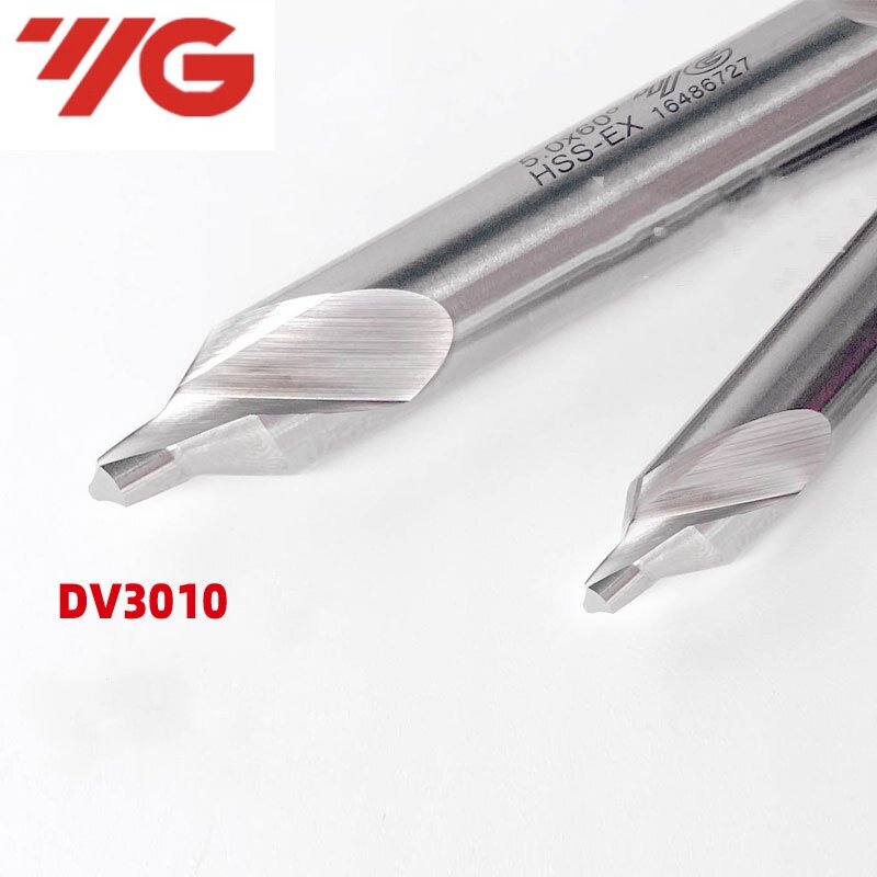 Yg HSS-EX 60度中央ドリルビット、dv3010 1.0 d1.5 d2.0 d2.5 d3.0 d4.0 d5.0mm処理ステンレス鋼、1個