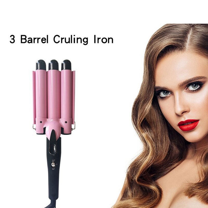 Egg Roll Stick Three Stick Curling Iron Roll Water Ripple Three Tube Electric Cleat Electric Perm Lron
