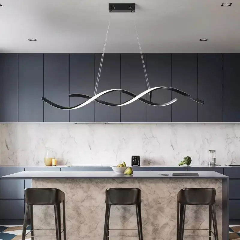 Итальянская креативная алюминиевая медная люстра в минималистском стиле, Подвесная лампа для ресторана, кухни, кабинета, современное освещение, домашний декор