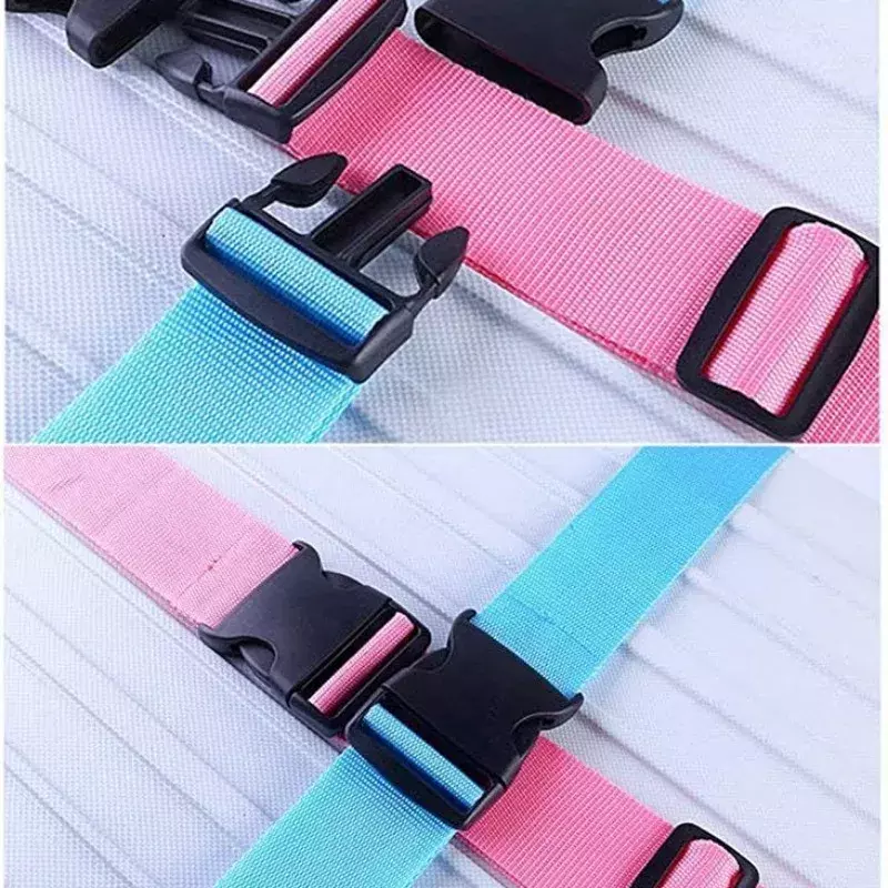 1pc Luggage Strap Adjustable Suitcase Tie Strapping Tape Luggage Fixing Strap for Travel Accessories