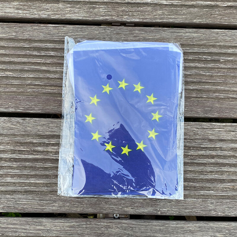 Флаги с флажками Европейского союза xvggdg, 14x21 см, 20 шт./комплект
