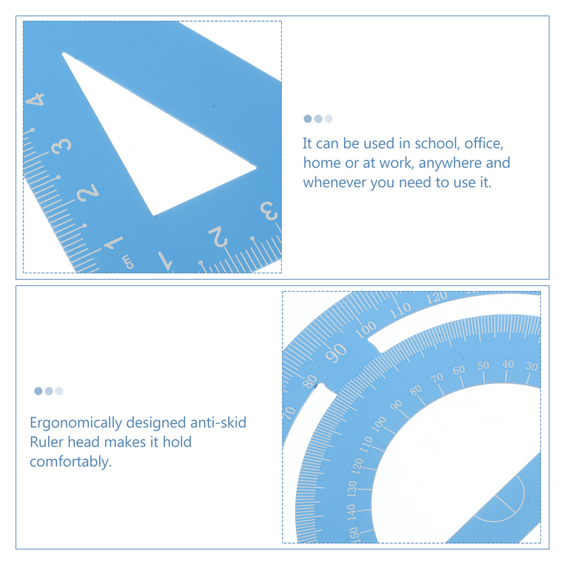 Messung der Zeichen werkzeuge ss Winkelmesser Student Briefpapier Dreieck Design Zeichnung der Zeichen werkzeuge Zeichnen