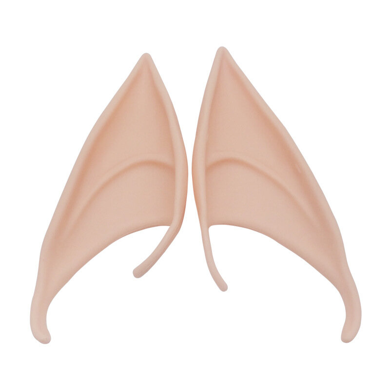 1Pair Fashion Accessories for Women Cosplay Props Party Latex Pointed Ears Men Halloween Elf Ears Ball Decoration