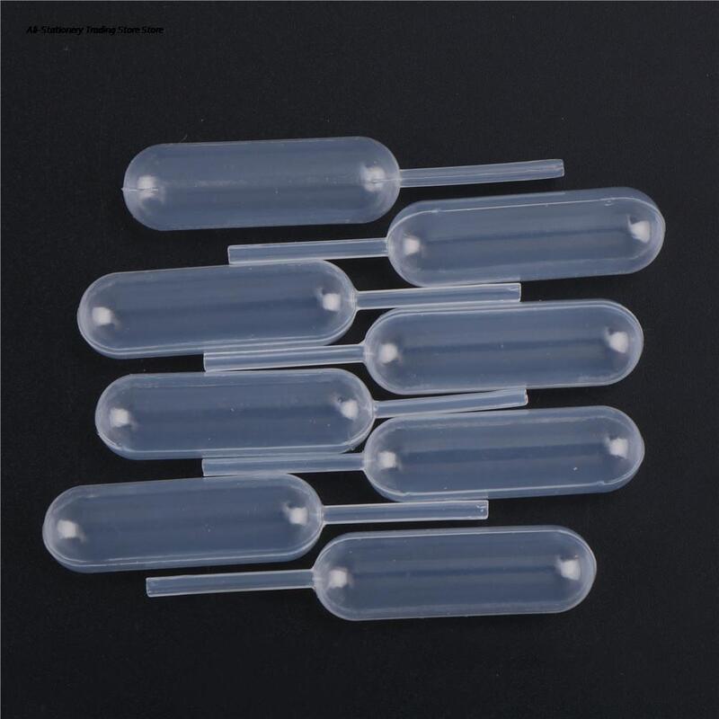 100Pcs 4Ml 100พลาสติก Extrusion Transfer Pipette Dropper Pipette ทิ้ง