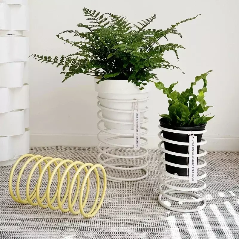 Simple Modern Pots for Plants Creative Spring Flower Stand Breathable Rack Multi-color Optional Plant Stand Home Gardening