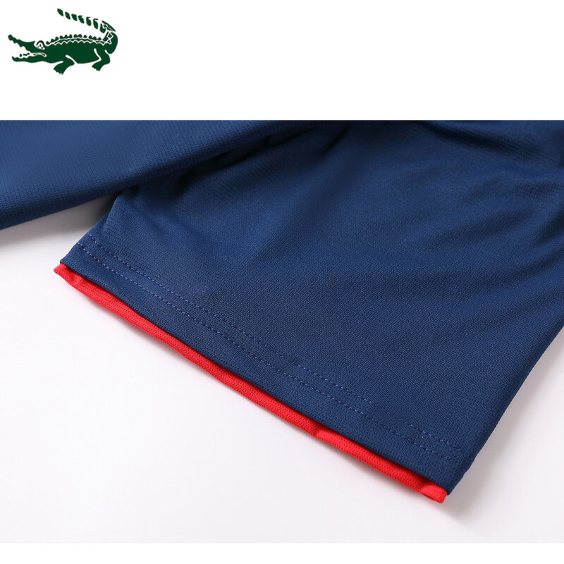 Polo deportivo de Golf para hombre, camiseta de manga corta fresca de alta calidad, Tops bordados de marca, ropa de solapa