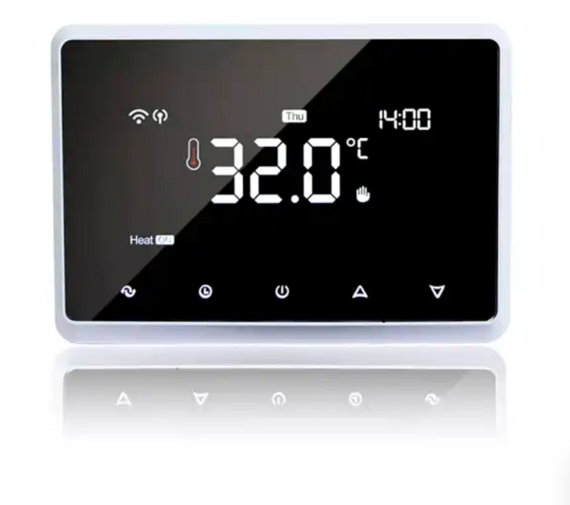 Doodle สมาร์ท Wifi Thermostat หม้อไอน้ำติดผนังเตาไร้สายรีโมทคอนโทรลโทรศัพท์ Touch Key Programming