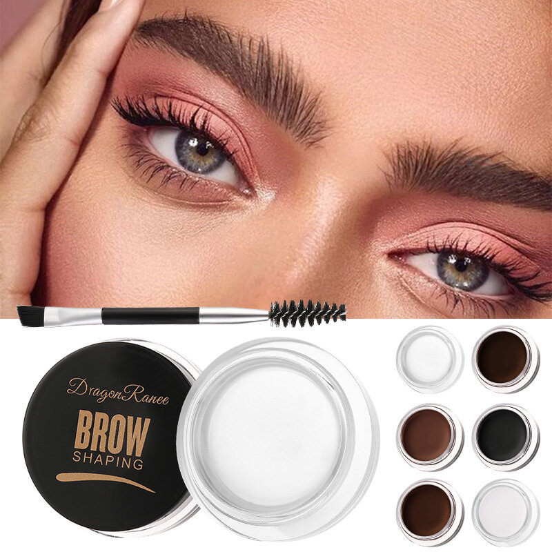 Multi-Function ชุดแปรงแต่งหน้า Wild eyebrows Cream CONCEALER Square Eye brow Make up brushes for Women eyebrow GEL