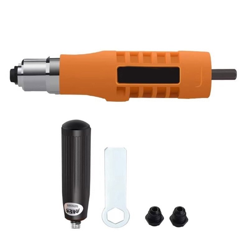 Rivet Nut Drill Adapter Kit Rivet Guns Tool Cordless Adapter Electric Insert Rivet Guns Adapter Kit Rivet Tool Kit Drill