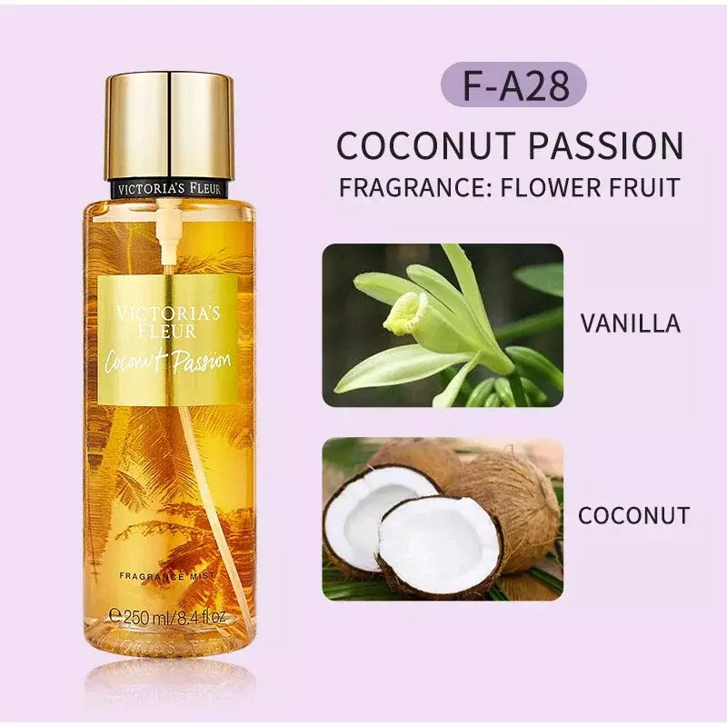 New Women's Fresh Deodorant Spray Long Lasting Natural Airy Fruity Floral Fragrance Crushed Plant Moisturising Essence