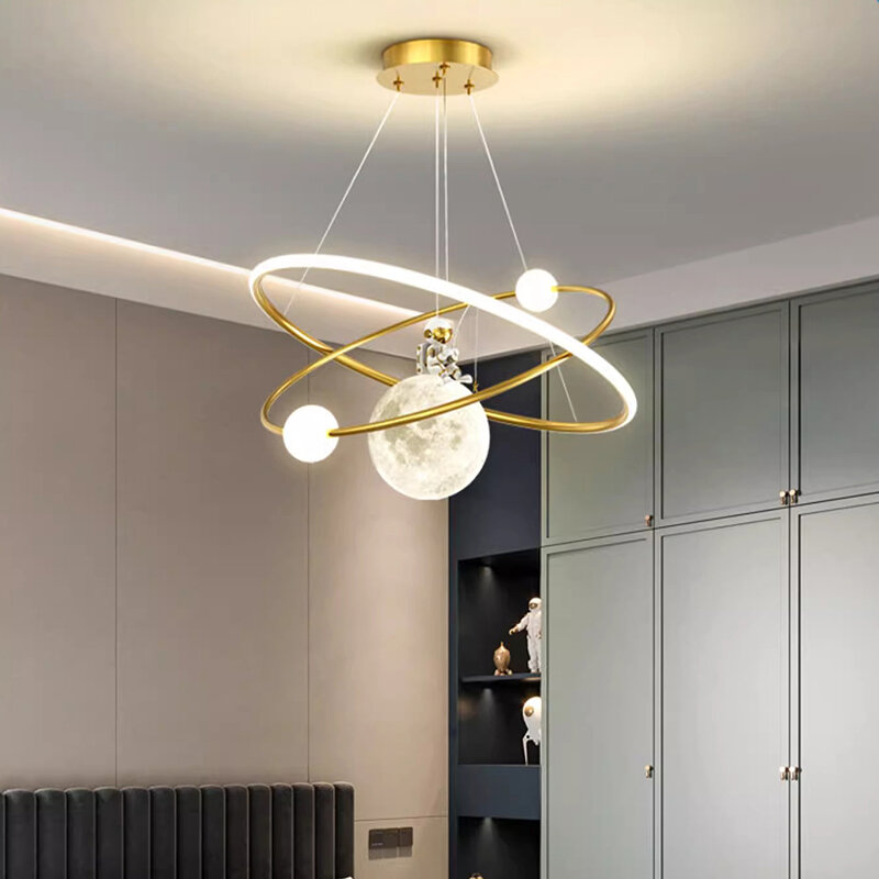 Декоративная Подвесная лампа для спальни, светодиодные светильники для комнаты, люстры, потолочные светильники для украшения гостиной