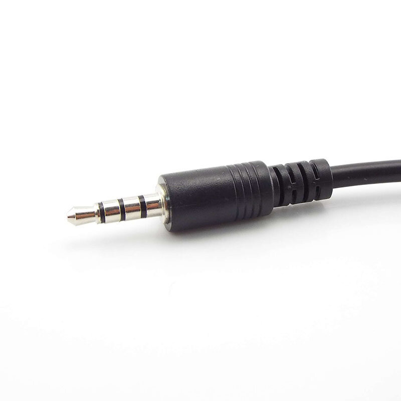 Adaptador de Cable de Audio para auriculares, convertidor macho de 3,5mm a USb hembra para mp3, pc J17, 3,5