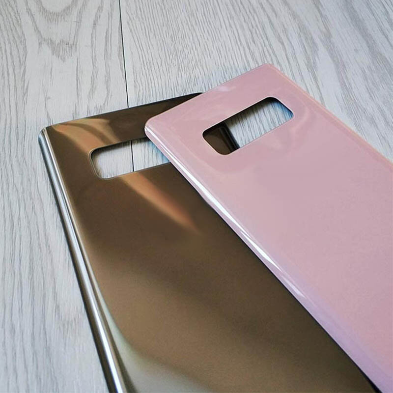 Penutup belakang TERBAIK UNTUK Samsung Galaxy Note 8 casing baterai pintu belakang 3D cangkang perumahan baterai Panel untuk note 8 penggantian perumahan