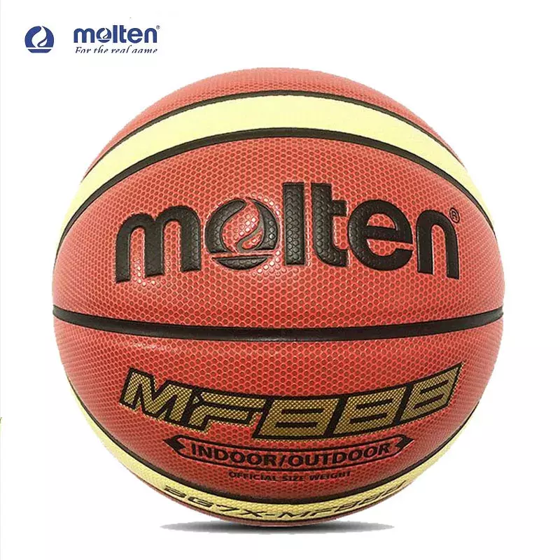 BG7X-MF888บาสเก็ตบอลหลอมเหลวของแท้เกมฝึกหนัง PU กันลื่นในร่มและกลางแจ้งของแท้ทางการสำหรับเล่นบาสเก็ตบอล