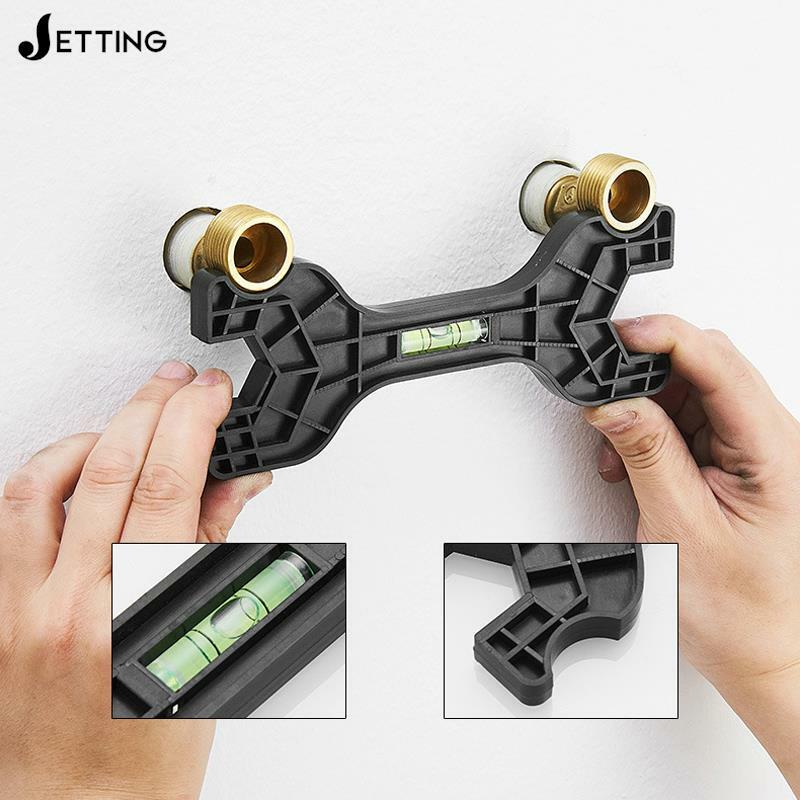 Multifunctional Dual Headed Wrench With Level Manual Tap  Repair Plumbing Tools For Household Faucet Pipe And Toilet