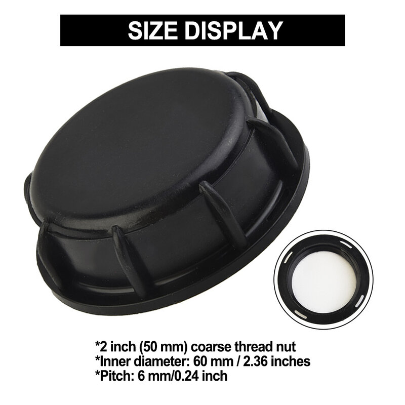 High Quality New Parts Practical IBC Tank Lid Pack Practicall Water Liquid Tank 1 Piece 1pcs Accessories Black
