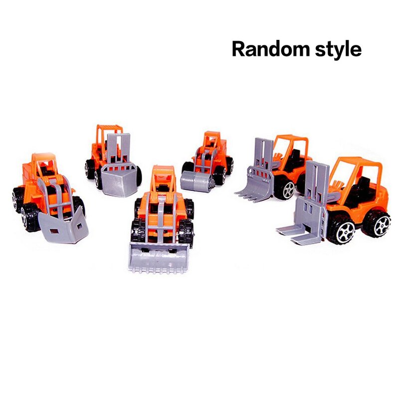 Children's Puzzle Pull Back Car Mini Car Forklift Toy Car Model Excavator Toy Child Christmas Gift Truck