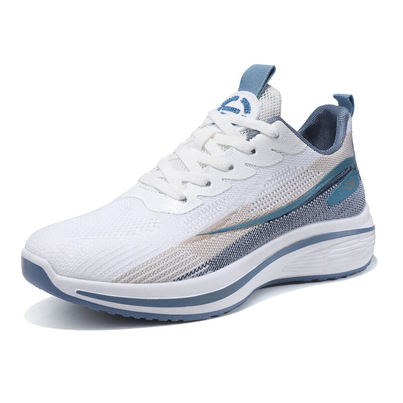 Zapatillas deportivas de malla transpirable para hombre y mujer, zapatos deportivos suaves y cómodos para correr, ligeros, atléticos, Unisex