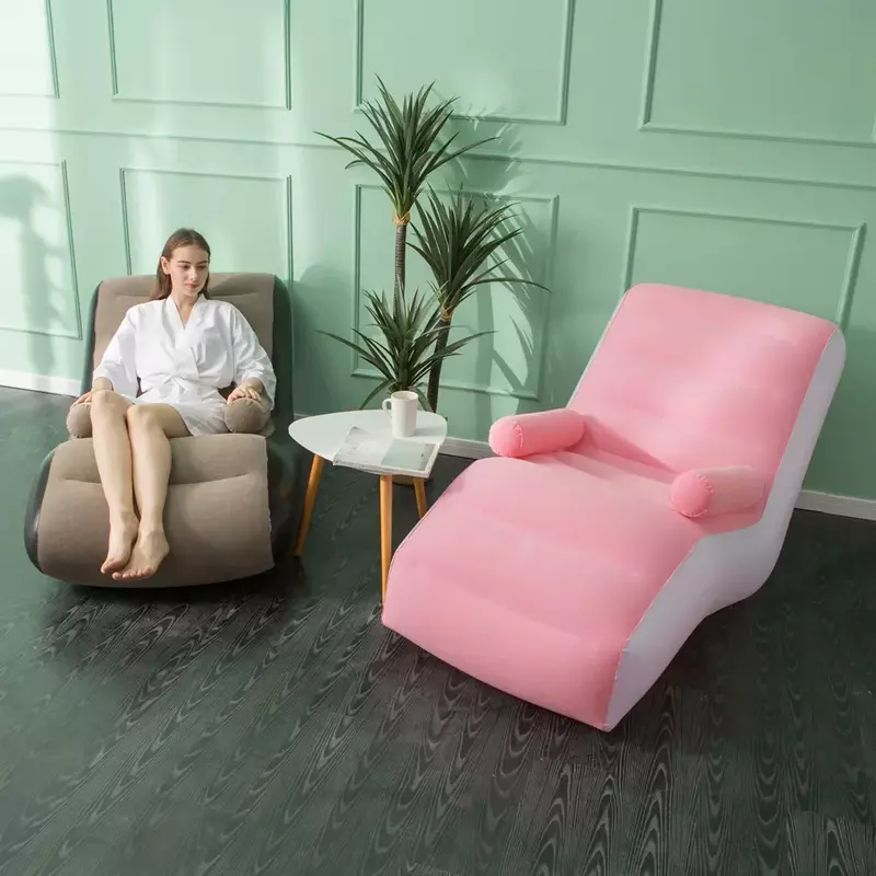 Outdoor aufblasbare Liegestuhl Komfort weich tragbare Luxus Sofa Camping Strand ruhe luxuriöse Sitzmöbel Sessel Möbel