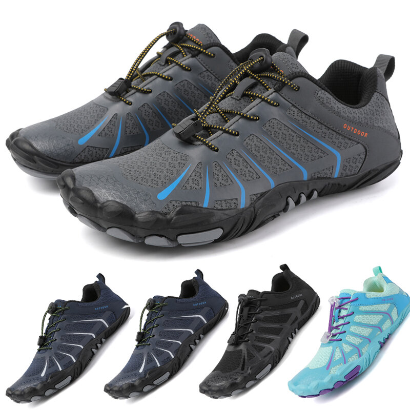 Zapatos de agua al aire libre para hombre, sandalias antideslizantes de secado rápido para senderismo, playa, camping y gimnasio, novedad de 2024