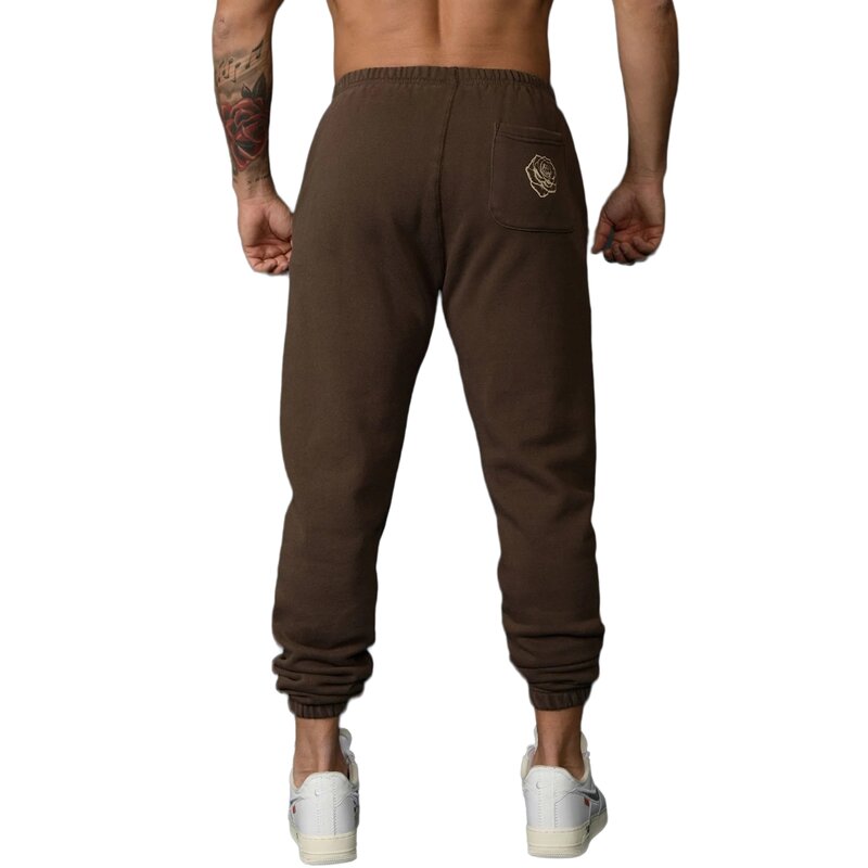 Pantalones de chándal para correr para hombre, ropa deportiva informal con estampado, a la moda, para entrenamiento y gimnasio, otoño