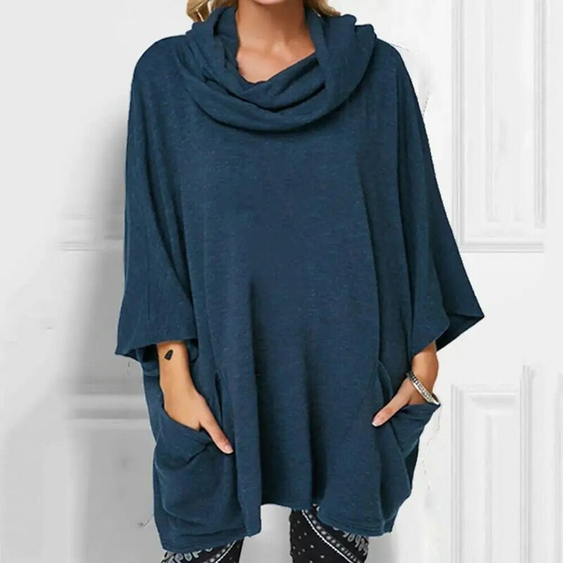 เสื้อเก๋ Plus ขนาดผู้หญิง Sweatshirt Casual Lady ฤดูใบไม้ร่วง Hoodie หลวมสำหรับเสื้อใส่อยู่บ้าน