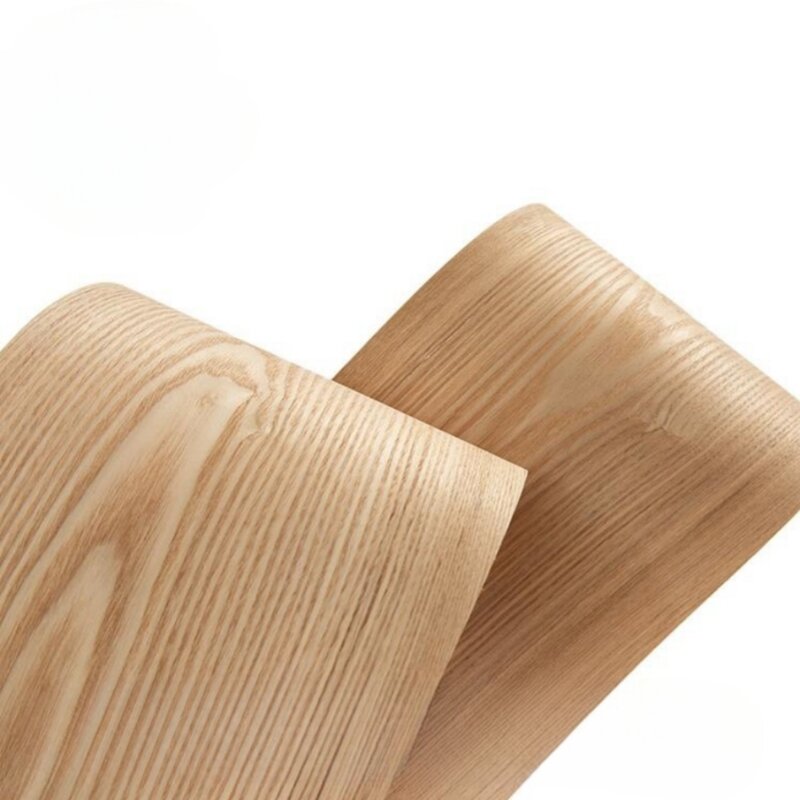 Fraxinus-chapa de madera auténtica Natural para muebles, manshurica, Rupr, alrededor de 19x250cm, 0,5mm de espesor, C/C