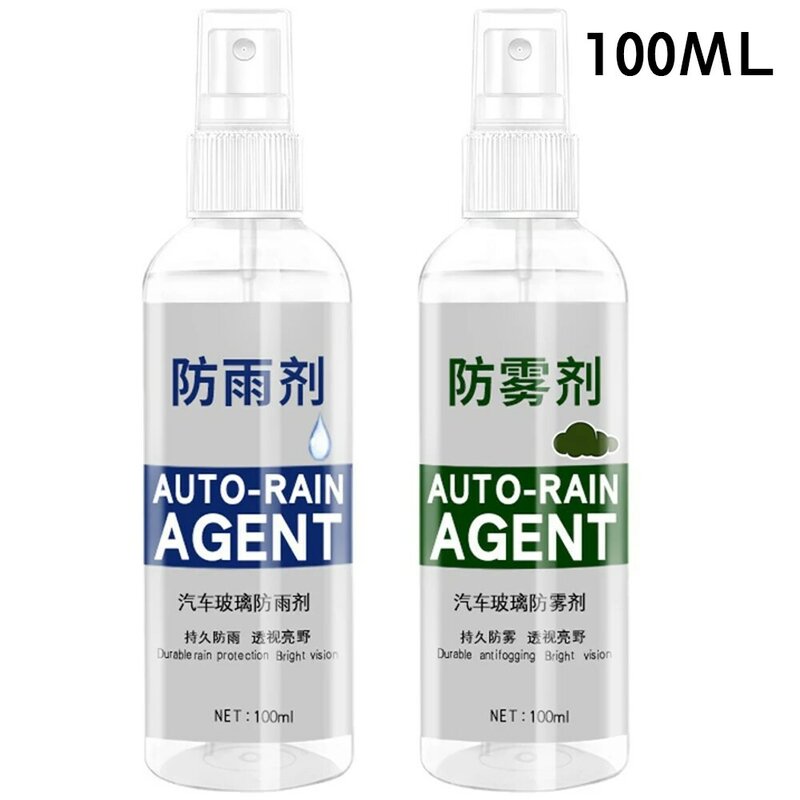 100Ml Autoglas Waterdicht Coatingmiddel Anti Mist Regenafstotende Spray Voor Auto